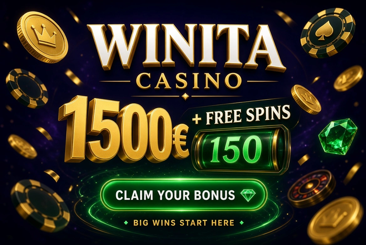Anteprima landing affiliato di Winita casino